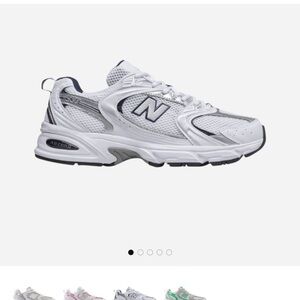 New Balance White and Gray Women's Shoes